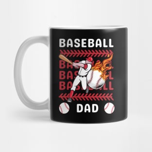 My Favorite Baseball Player Calls Me Dad Gift for Baseball Father daddy Mug